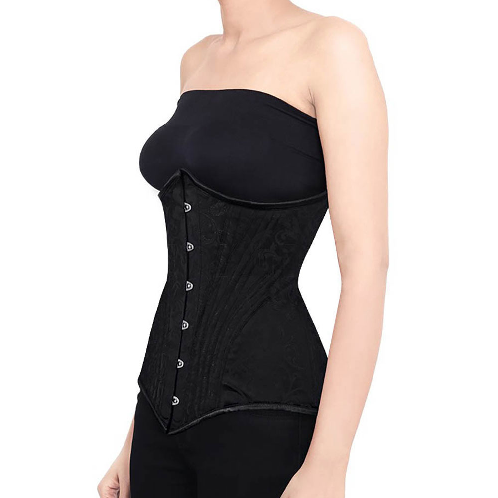 Attitude Corsets - Valaria Underbust korset - Lace - Zwart